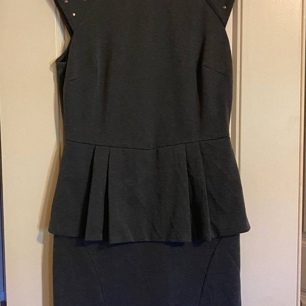 Grey jessica Simpson peplum dress